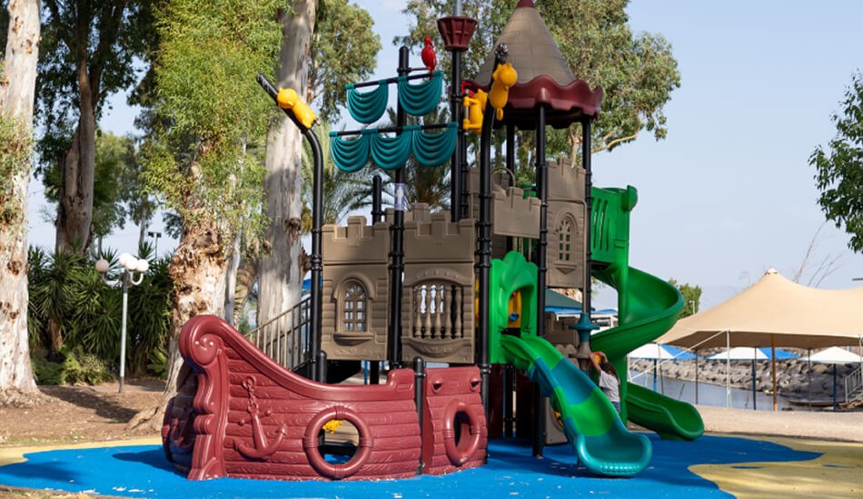 Playground and fitness facilities